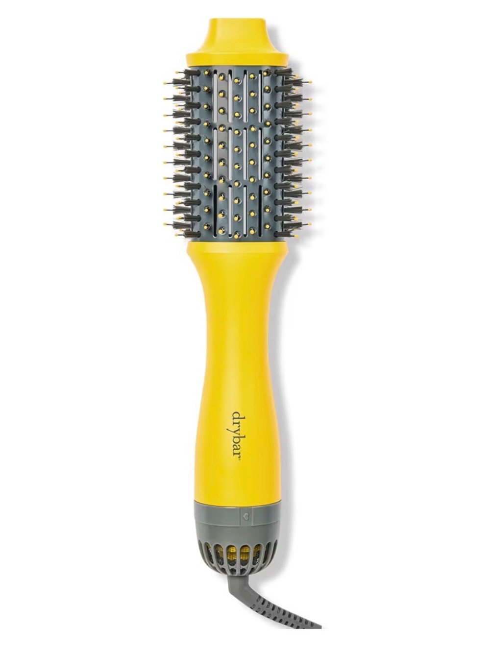 Drybar Yellow & Gray Round Hot Air Styling Brush